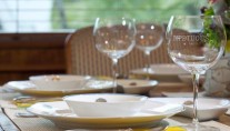 Yacht IMPETUOUS -  Dining Detail